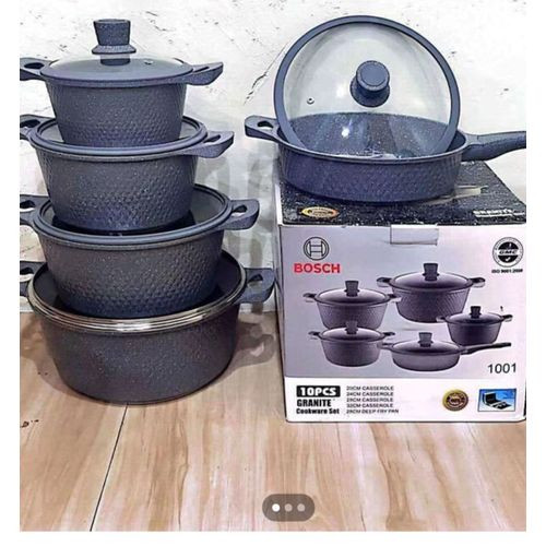 Silcone Bosch 10pcs Cookware Set